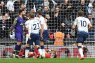 Lloris roars after thwarting Aubameyang's penalty to save a valuable point for Spurs